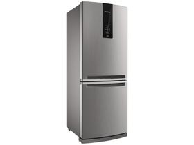 Geladeira/Refrigerador Brastemp Frost Free Inverse Prata 443L com Turbo Ice BRE57 AKANA