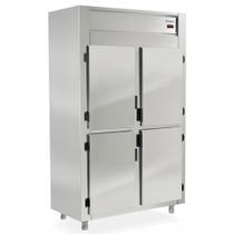 Geladeira/Refrigerador Comercial GREP-4P - Inox 4 Portas Cegas 1044 Litros +1 a +7 C - Gelopar
