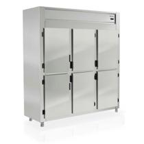 Geladeira/Refrigerador Comercial Inox 6 Portas Cegas GREP-6P Gelopar