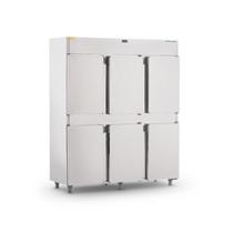Geladeira refrigerador Comercial Inox 6Portas MCR6P Refrimate