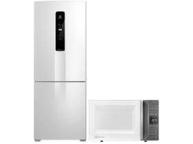 Geladeira/Refrigerador Electrolux Frost Free - 490L IB54 + Micro-ondas 23L Branco Efficient ME23