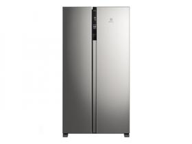Geladeira/Refrigerador Electrolux Frost Free - Side by Side Cinza 435L Efficient IS4S