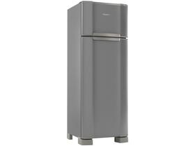 Geladeira/Refrigerador Esmaltec Degelo Manual Inox - Duplex 306L RCD38