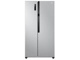 Geladeira/Refrigerador LG Frost Free Side by Side Prata 509L GC-B187PQAL