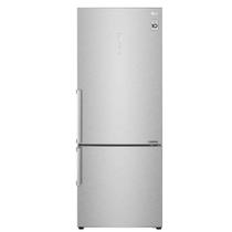 Geladeira/Refrigerador Smart Bottom Freezer ThinQ 451 Litros LG GC-B659BSB Aço Escovado 127V
