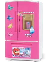 Geladeira Rosa Super Infantil Princess Meg Magic Com Agua - MAGIC TOYS