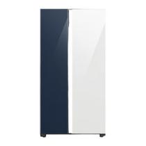 Geladeira Samsung Bespoke Side by Side com Porta de Abertura Automática 590L 110V RS60CB760A7NAZ