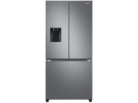Geladeira Samsung RF49A Inverter Frost Free 3 Portas com Dispenser de Água 549L Inox Look Geladeira Samsung RF49A Inverter Frost Free 3 Portas com Dispenser de Água 549L Inox Look
