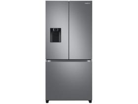 Geladeira Samsung RF49A Inverter Frost Free 3 Portas com Dispenser de Água 549L Inox Look Geladeira Samsung RF49A Inverter Frost Free 3 Portas com Dispenser de Água 549L Inox Look