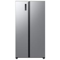 Geladeira Samsung Side by Side RS52 490L Inox Look 110V RS52B3000M9/AZ