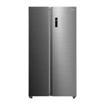 Geladeira Side by Side 511L Inverter Cor Inox Conectada Midea