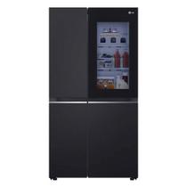 Geladeira Smart Frost Free Inverter 647L Side by Side InstaView Cor Black Inox GC-V257SQV LG