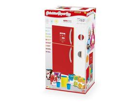 Geladeira Super Lux em Madeira - Vermelha