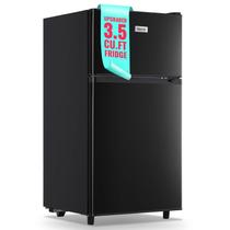 Geladeira WANAI 103L Mini Geladeira com Freezer 2 Portas Preto Geladeira WANAI 103L Mini Geladeira com Freezer 2 Portas Preto