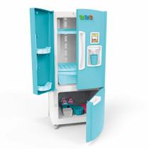 Geladeirinha Infantil Azul Frost Fun Brinquedo Cozinha Geladeirinha Infantil Azul Frost Fun Brinquedo Cozinha