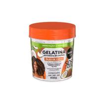 Gelatina Ativadora de Cachos Salon Line SOS Cachos Óleo de Coco 400g