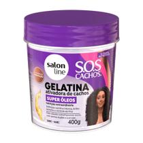 Gelatina Ativadora de Cachos Super Óleos 400g - Salon Line