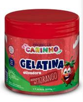 Gelatina Ativadora MORANGO Carinho Infantil - 500G. Probelle Gelatina Ativadora MORANGO Carinho Infantil - 500G. Probelle