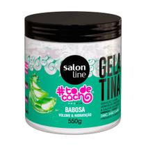 Gelatina Babosa Salon Line To De Cacho Volumão e Hidratação 550g
