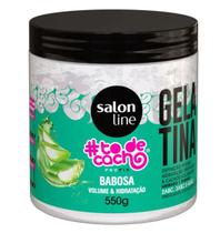 Gelatina Babosa todecacho Volumão e Hidratação Salon Line 550g