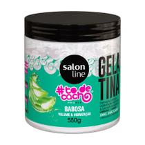 Gelatina Babosa todecacho Volumão e Hidratação Salon Line 550g
