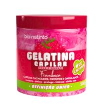Gelatina Capilar Condicionante Framboesa 500G - Bio Instinto Gelatina Capilar Condicionante Framboesa 500G - Bio Instinto