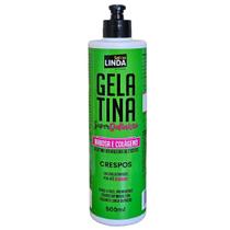 Gelatina Capilar Crespos Super Definição 500ml Sallon Linda Gelatina Capilar Crespos Super Definição 500ml Sallon Linda