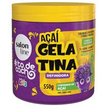 Gelatina Capilar Definidora Salon Line Kids To de Cacho Açai 550g