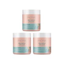 Gelatina Capilar Inoar Meu Cacho Meu Crush 500G - Kit 3Un