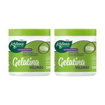 Gelatina Capilar Kolene 500g Volumao - Kit C/ 2un