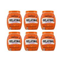 Gelatina Capilar Origem 400G Super Volume - Kit Com 6Un