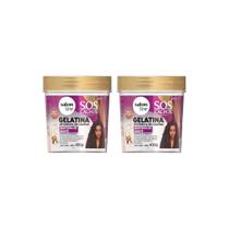 Gelatina Capilar Salon Line 400G Sos Cachos Mant Karite- 2Un