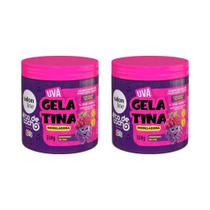 Gelatina Capilar Salon Line 550G Todecacho Kids Uva - 2Un