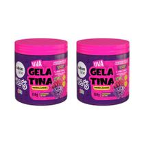 Gelatina Capilar Salon Line 550g Todecacho Kids Uva - 2un