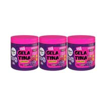 Gelatina Capilar Salon Line 550G Todecacho Kids Uva - 3Un