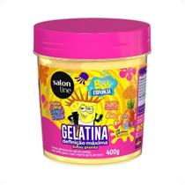 Gelatina Capilar Salon Line Kids Bob Esponja Sos Cachos Definição Máxima 400g