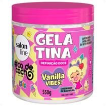 Gelatina Capilar Salon Line Kids Vanilla Vibes! ToDeCacho Definição Doce 550g Gelatina Capilar Salon Line Kids Vanilla Vibes! ToDeCacho Definição Doce 550g
