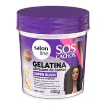 Gelatina capilar salon line sos super oleos 400g