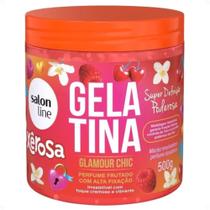 Gelatina Capilar Salon Line Xêrosa Glamour Chic Super Definição Poderosa 500g