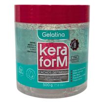 Gelatina Capilar Skafe Keraform Define, Modela e Controla Frizz Cachos Definidos Vegano 500g Gelatina Capilar Skafe Keraform Define, Modela e Controla Frizz Cachos Definidos Vegano 500g