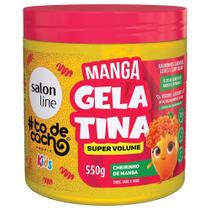 Gelatina Capilar Super Volume Salon Line Kids To de Cacho Manga 550g Gelatina Capilar Super Volume Salon Line Kids To de Cacho Manga 550g