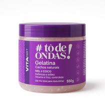 Gelatina Capilar Tô Ondas Cachos Naturais Mel E Coco 550G