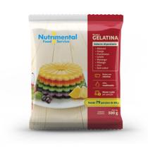 Gelatina cereja nutrimental 500g rende 83 porções de 80ml