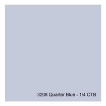 Gelatina Cinegel 3208 Quarter Blue Folha Rosco 3208