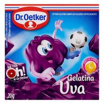 Gelatina Dr. Oetker Sabor Uva 20gr