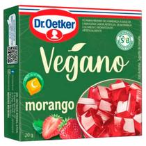 Gelatina Dr. Oetker Vegana Sabor Morango 20g Gelatina Dr. Oetker Vegana Sabor Morango 20g