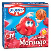 Gelatina em Pó Dr. Oetker Sabor Morango 20g Gelatina em Pó Dr. Oetker Sabor Morango 20g