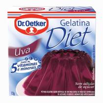 Gelatina em Pó Dr. Oetker Sabor Uva Diet 12g