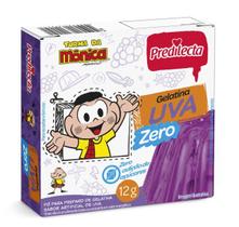 Gelatina Em Pó Sabor Uva Diet Zero Açucar 12g Predilecta