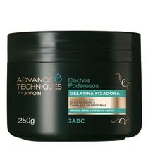 Gelatina fixadora cachos poderosos advance techniques by avon